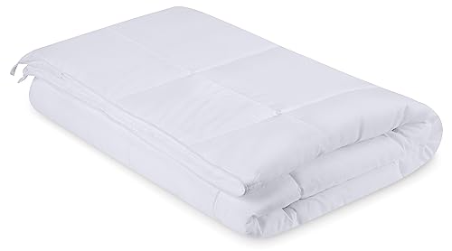 Utopia Bedding Edredón 220x240 cm, Primavera/Verano Relleno Nórdico Cama 150/160, Edredon 200 gr/m² en 100% Microfibra (Blanco)
