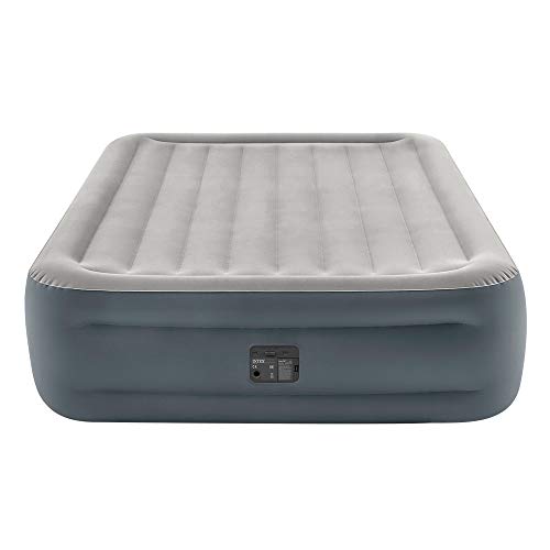 Intex 64126NP - Cama de Aire para 2 Essential Rest, Color Gris, 152 x 203 cm