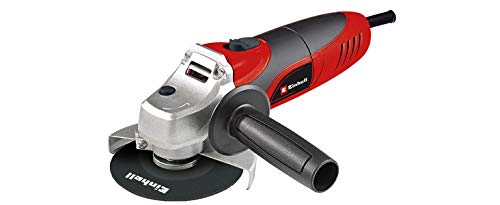 Einhell 4430619 TC-AG 125 - Amoladora Angular, Diámetro de 125 mm, sin Disco de Corte, 850 W, 230 V, color Rojo/Negro