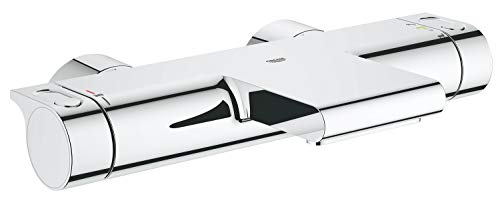 Grohe Grohtherm 2000 - Termostato para baño y ducha, con inversor, acabado cromado y limitador de temperatura opcional (1/2') (Ref. 34174001)