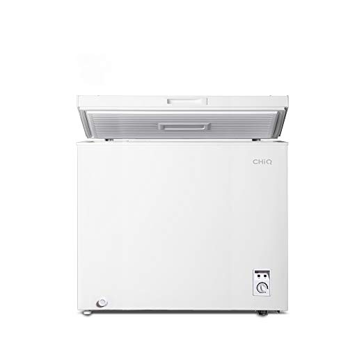 CHiQ Congelador FCF142D, 142 litros, blanco, bajo consumo, 40 db, 12 años de garantía en el compresor (142 Litros)
