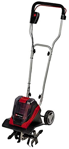 Einhell GE-CR 30 Li- Solo- Aradora batería con motor de induccion, sin escobillas, 2x 18 V (4 cuchillas, profundidad de trabajo: 20cm, ancho de trabajo: 30cm)(ref. 3431200)