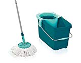 Leifheit Clean Twist System - Conjunto de fregona y Cubo de plástico, Color Turquesa
