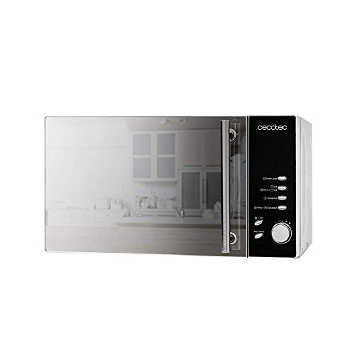 Cecotec Convection 2500 - Microondas con grill (Potencia 900 W, Grill 1950 W, Capacidad 25 litros, 8 funciones preconfiguradas, Modos combinados, Pantalla LED)