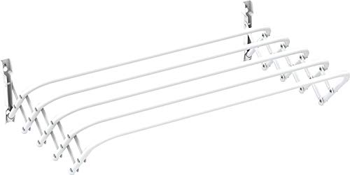 Gimi - Tendedero BRIO 80 Pared, acero, color blanco