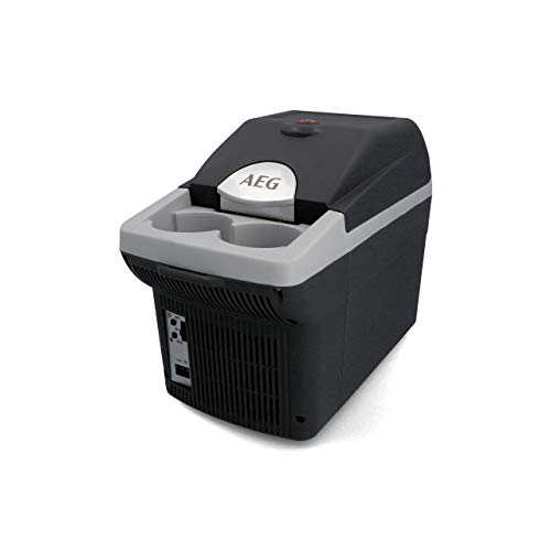 AEG Automotive Board-Bar BK 6 Nevera y Calentador termoeléctrico, 6 l, 12 V, para Coche y Enchufe, se Puede enganchar en el Coche