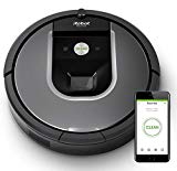 iRobot Roomba 960 - Robot Aspirador Óptimo Mascotas, Succión 5 Veces Superior, Cepillos de Goma Antienredos, Sensores Dirt Detect, Suelos y Alfombras, con Wifi, Programable por App, compatible Alexa