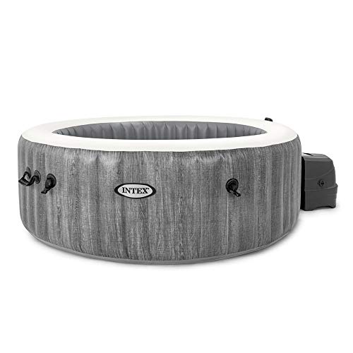 Intex 28404 Hinchable Burbujas sin cobertor Full SPA, Beige/Caqui, 4 Personas