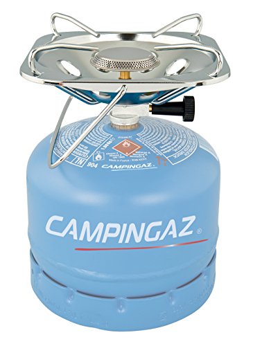 Campingaz Hornillo Gas Super Carena R, Cocina Portátil, 1 Fuego, Funciona con los Cilindros Campingaz R904/907, 3000 W