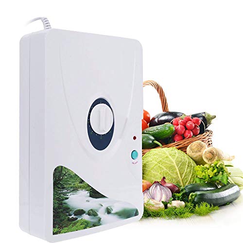 HITECHLIFE Generador de Ozono de Agua, Máquina de Ozono, Purificador de Aire, Máquina Eliminar el Olor y Eliminar las Bacterias para Agua, Verduras y Frutas