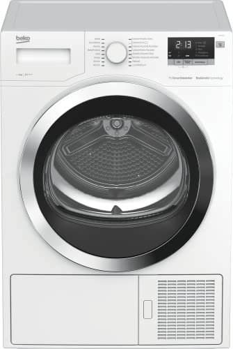 Beko DRY833CI Independiente Carga frontal 8kg A+++ Blanco - Secadora (Independiente, Carga frontal, Bomba de calor, Blanco, Botones, Giratorio, LED)