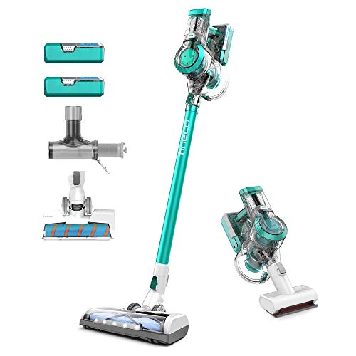 Tineco A11 Master Aspiradora Escoba Sin Cable, 450W Motor Digital, 2 Baterías Recargables 60 minutos, Aspiradora Inalámbrica, Succión Potente, Aspiradora de Mano Portátil y Ligero con Filtro HEPA