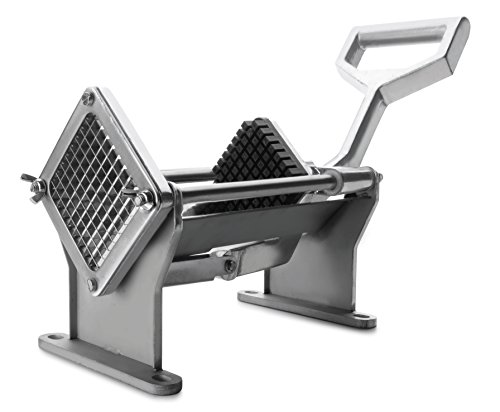 Lacor - 60513 - Cortador profesional, corta patatas y verduras en gajos, 4 cuchillas de acero Inoxidable, corte uniforme, cocina industrial