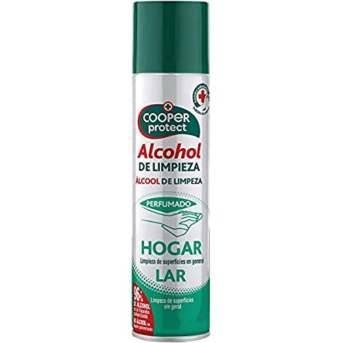 Cooper Protect Aerosol Perfumado |96% de Alcohol| Limpieza de Superficies| Contenido: 300 ml, Estandar, 300