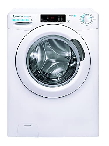 Candy Smart Pro CSOW4965 TWE/1-S, Lavasecadora, 9KG + 6KG, 1400RPM, Digital, Smart Text, Wi-Fi, 7 Ciclos Rápidos, Vapor, Active Motion System, Certificado Lana, Inicio Diferido 24H, Clase C, Blanco